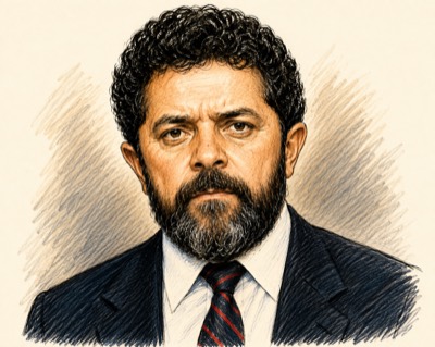 Caricatura de Luiz Inácio Lula da Silva
